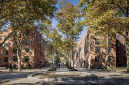 Photograph of Harlem River Houses, via LPC proposal